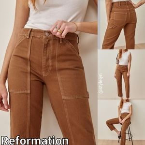 Reformation Brown Women Jeans